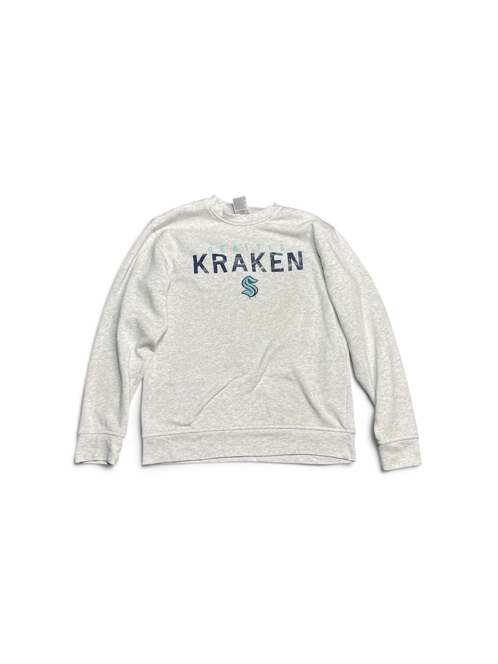 NHL Seattle Kraken size men’s medium Gray Crewneck Sweatshirt